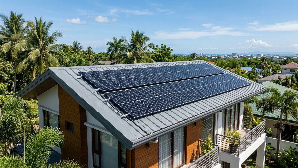 10 kWp Residential Solar Rooftop Installation in Iloilo City